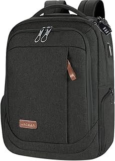KROSER Laptop Backpack Large Computer Backpack 17.3 Inch Laptop with USB Charging Port Water-Repellent Travel Backpack for...