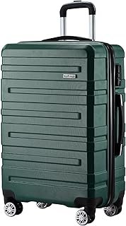 28inch Luggage Suitcase Travel Traveller Bag with Hard Shell Case, Wheels Green