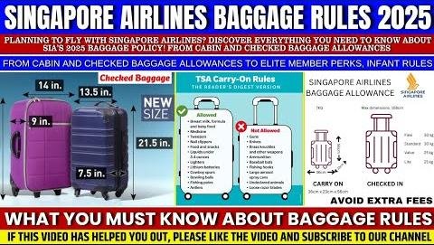 Singapore Airlines Baggage Policies: Weight vs. Piece-Based Allowances