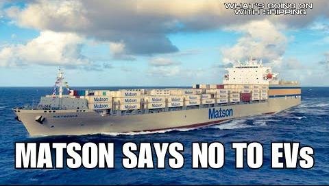 Matson Bans Electric Vehicle Shipments Over Safety Concerns