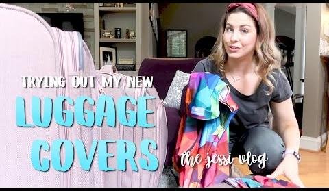 Floral Rose Skull Luggage Cover: Style Meets Functionality for Travelers